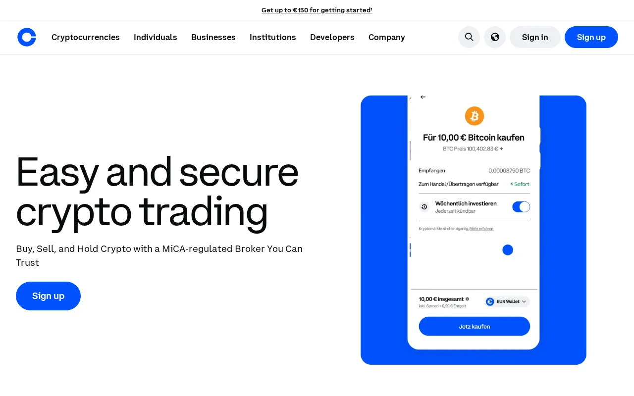 Coinbase — preview screenshot