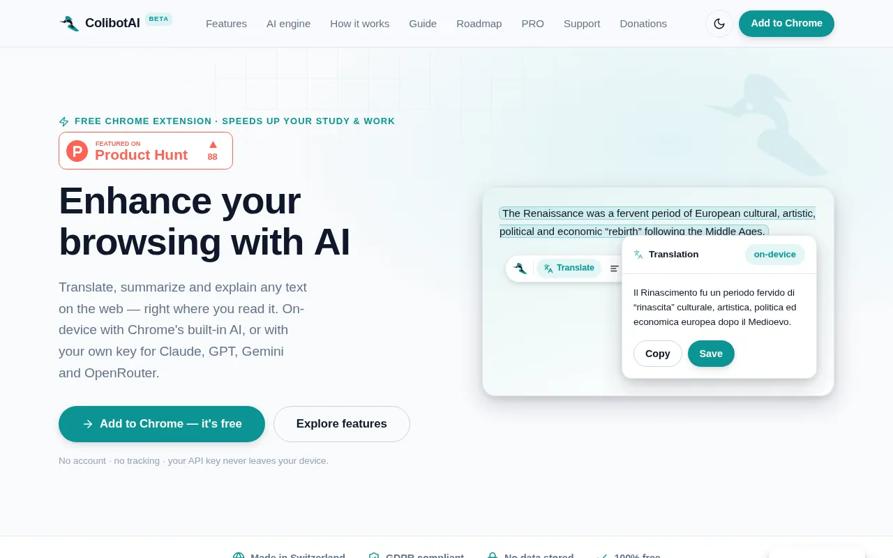 ColibotAI — preview screenshot