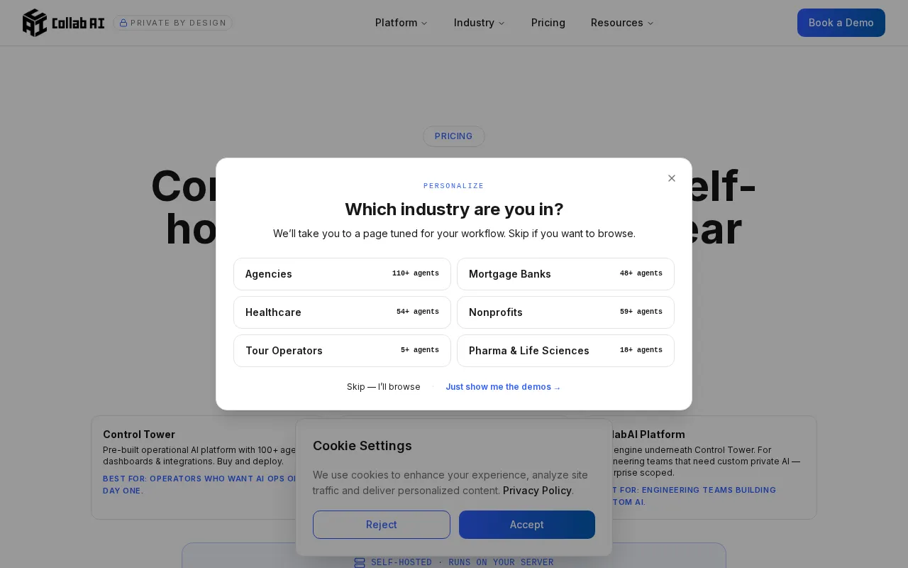 CollabAI — pricing page
