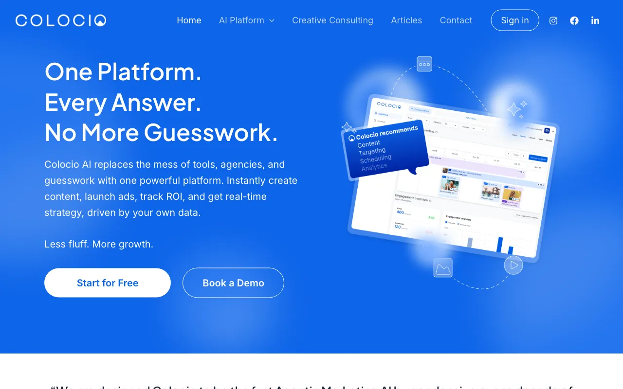 Colocio Ai — preview screenshot