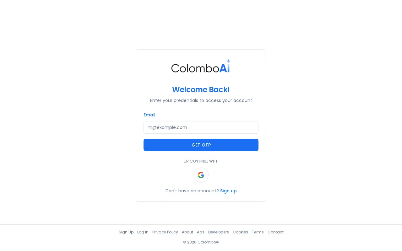 ColomboAI — preview screenshot