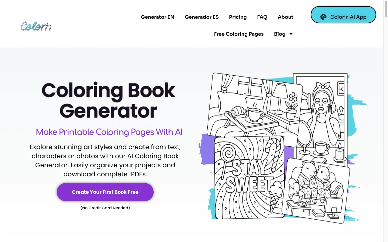 Colorin AI — preview screenshot