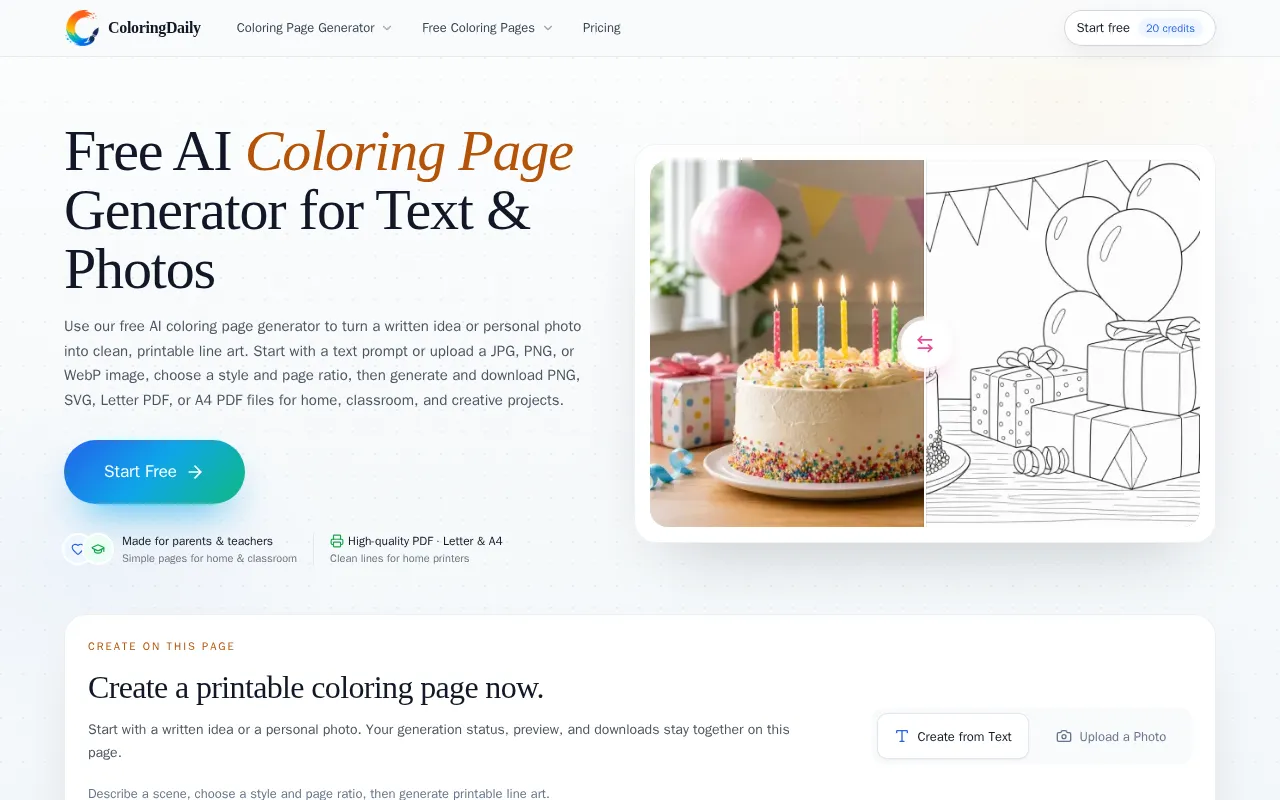 ColoringDaily — preview screenshot