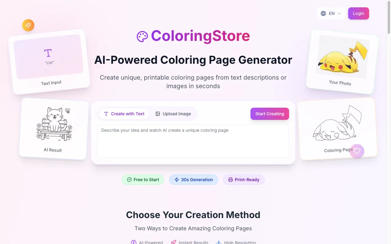 coloringstore — preview screenshot
