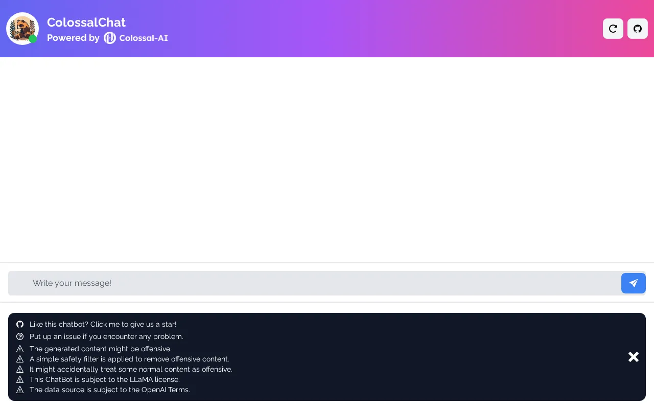ColossalChat — preview screenshot