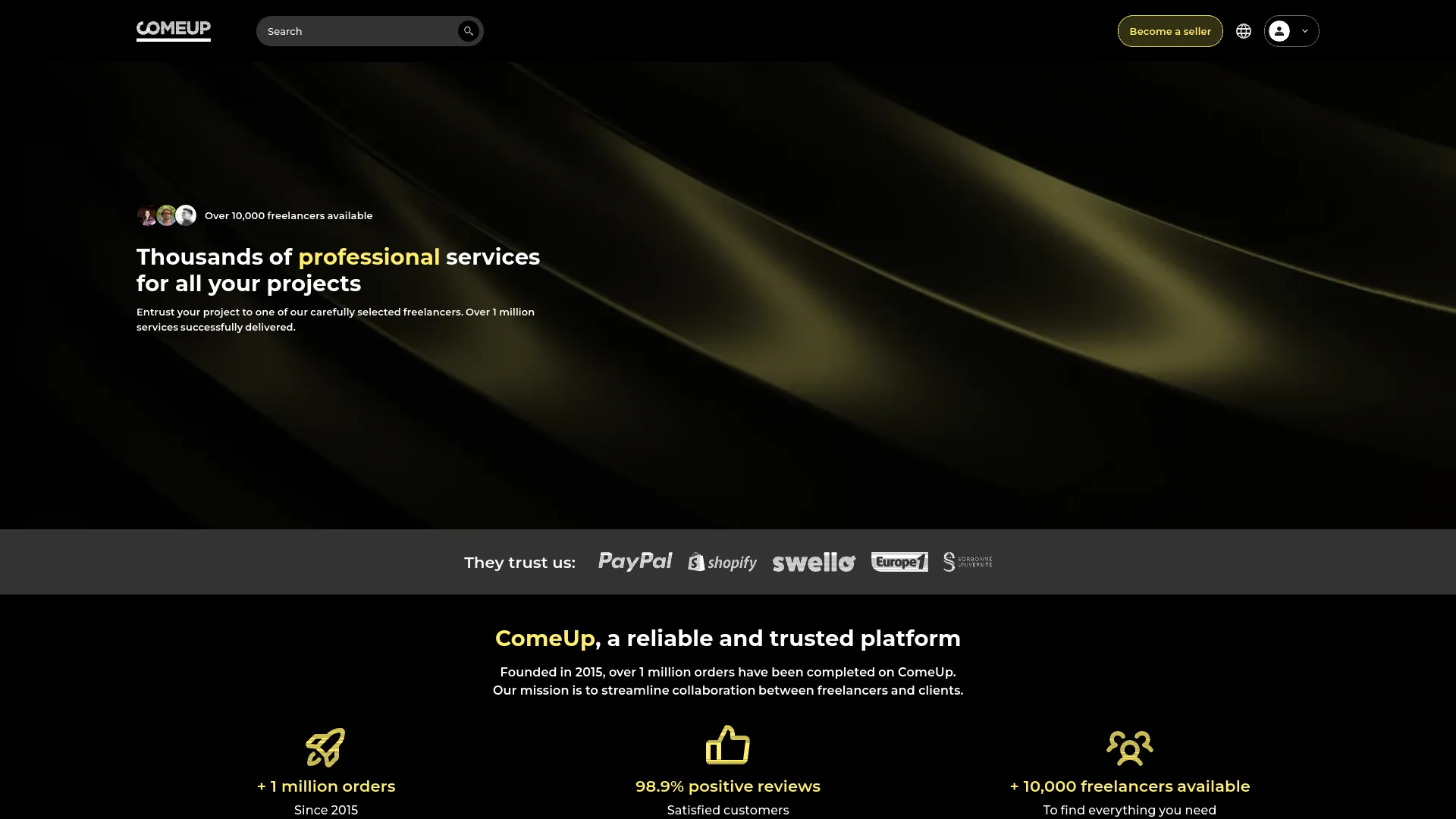 ComeUp — preview screenshot