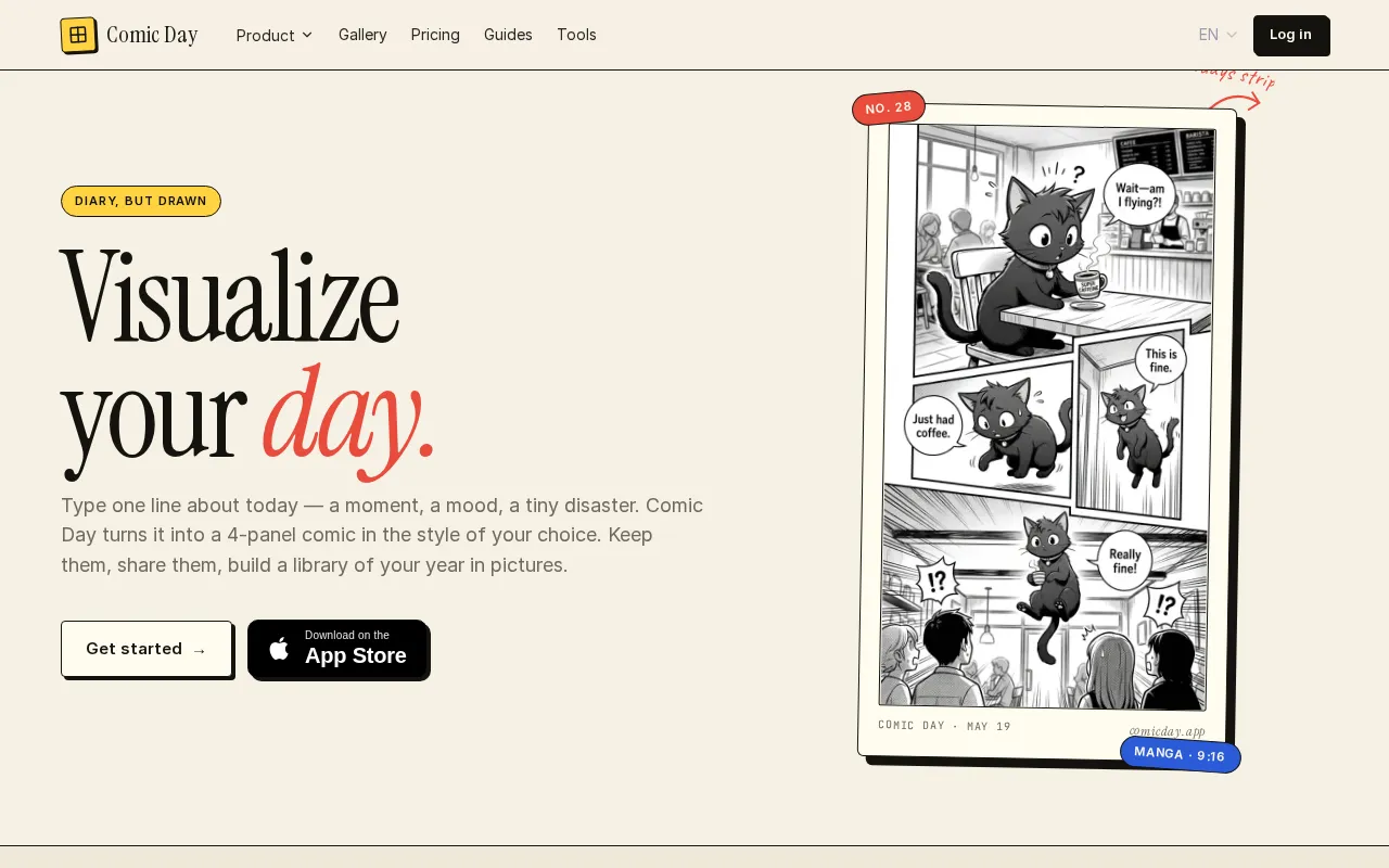 Comic Day — preview screenshot