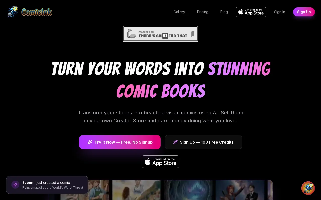 ComicInk — preview screenshot