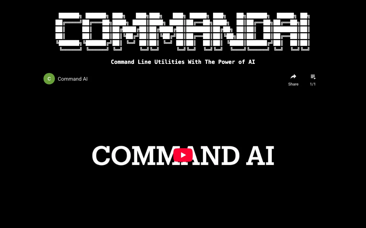 CommandAI — preview screenshot