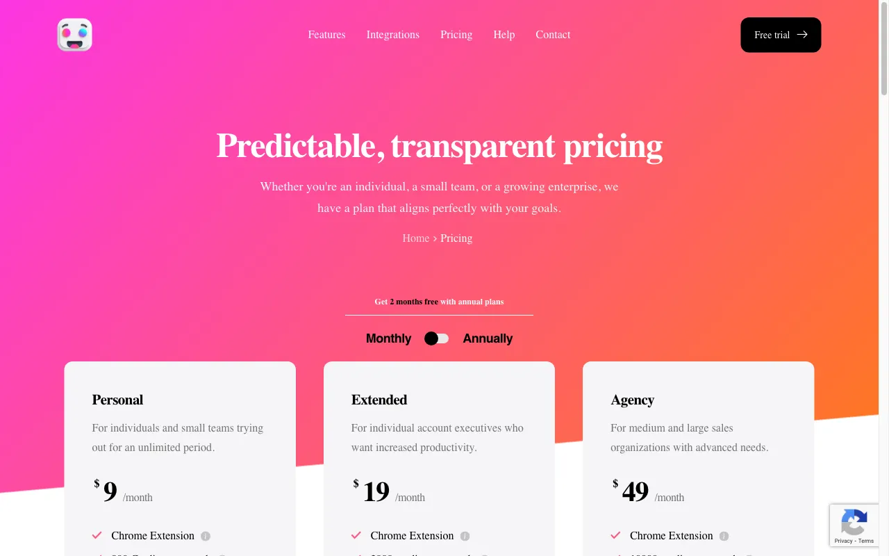 CommentBuddy.ai — pricing page