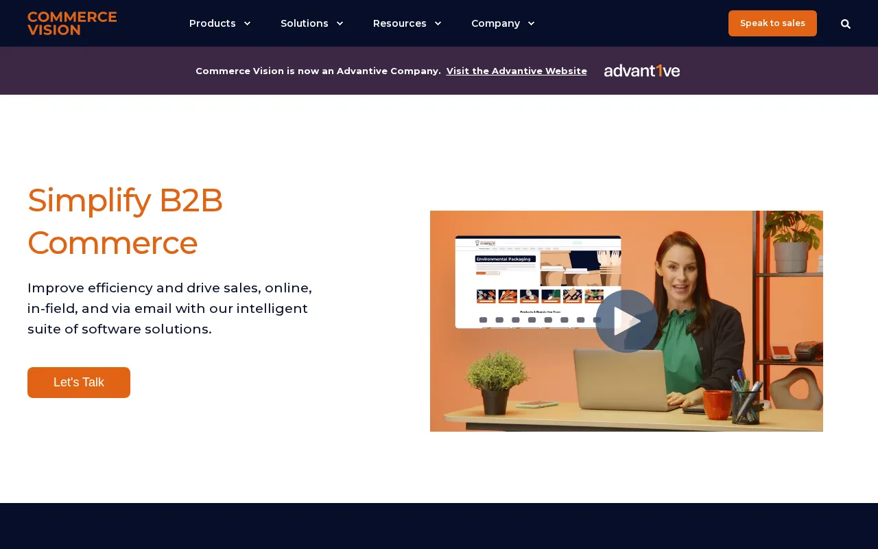 Commerce Vision — preview screenshot