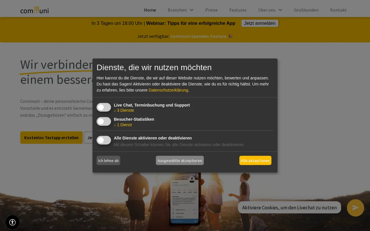 Communiapp — preview screenshot