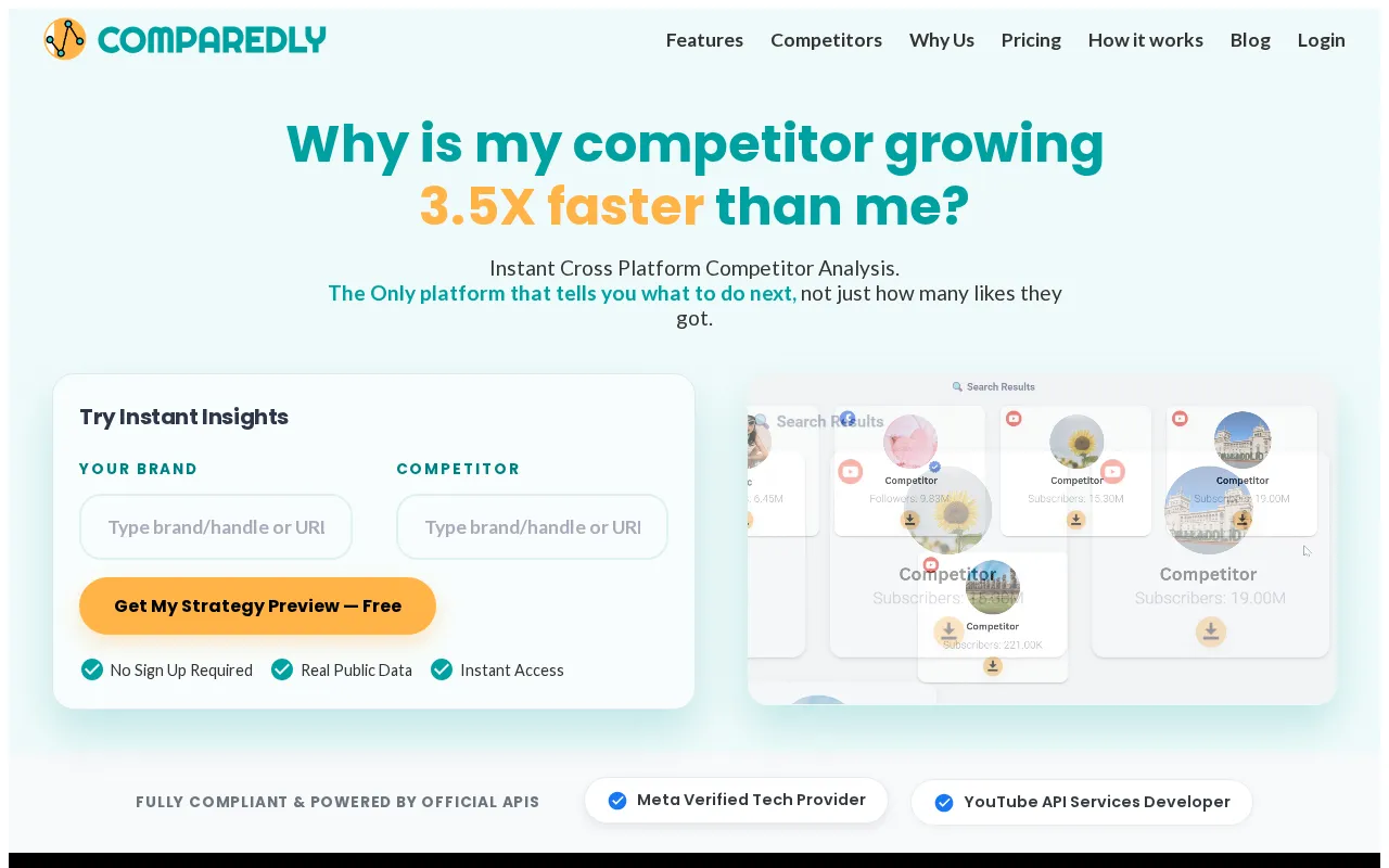 Comparedly — preview screenshot
