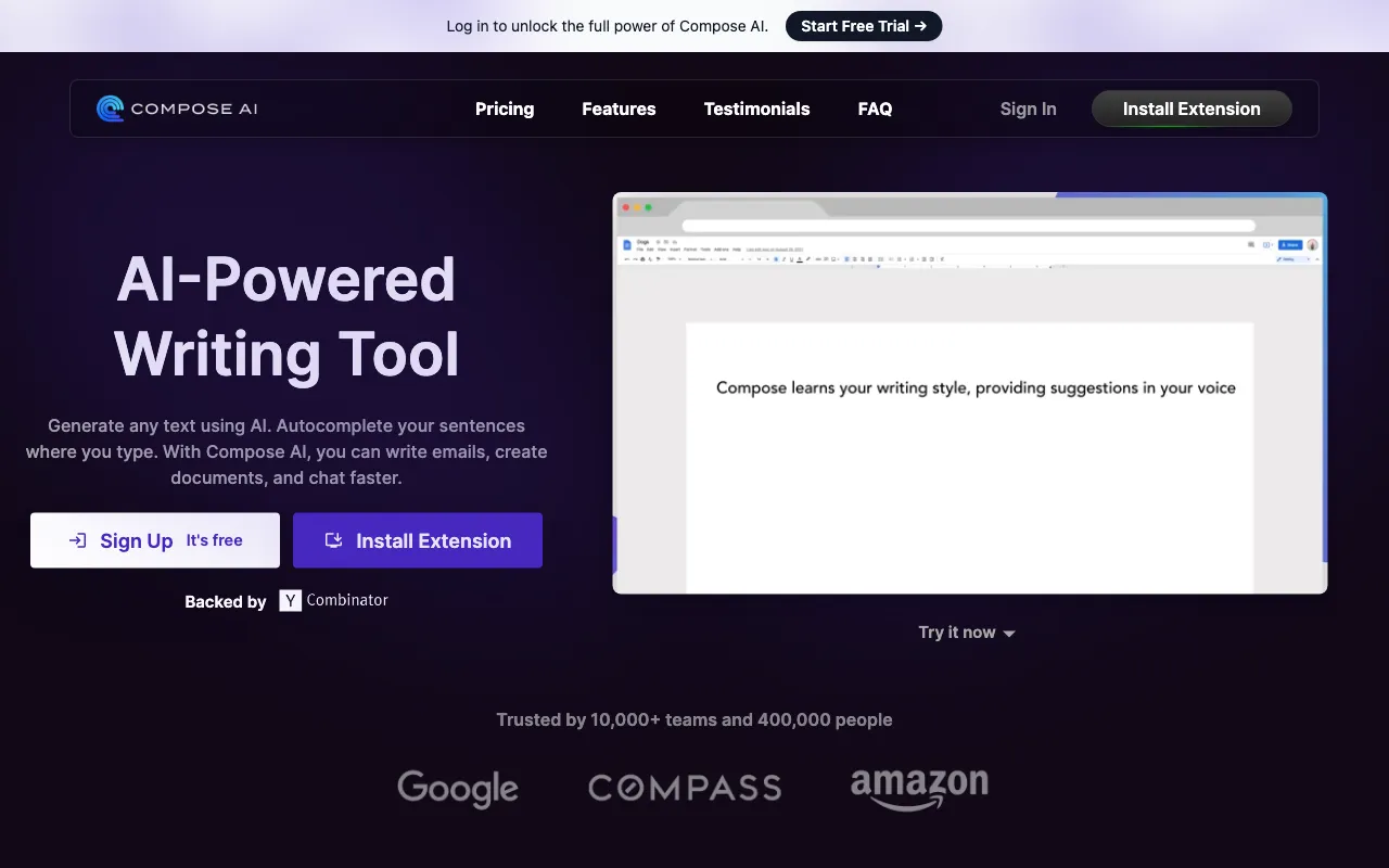 Compose — preview screenshot
