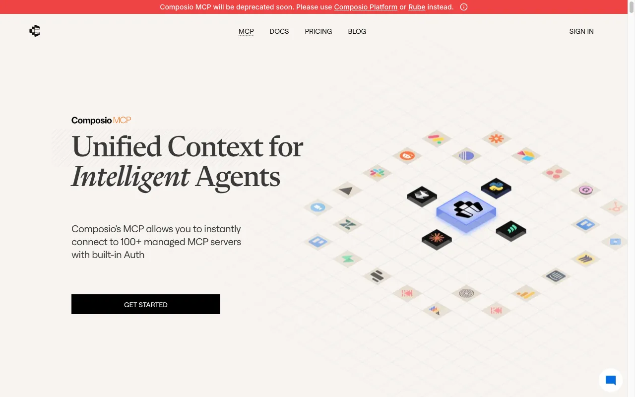Composio MCP — preview screenshot
