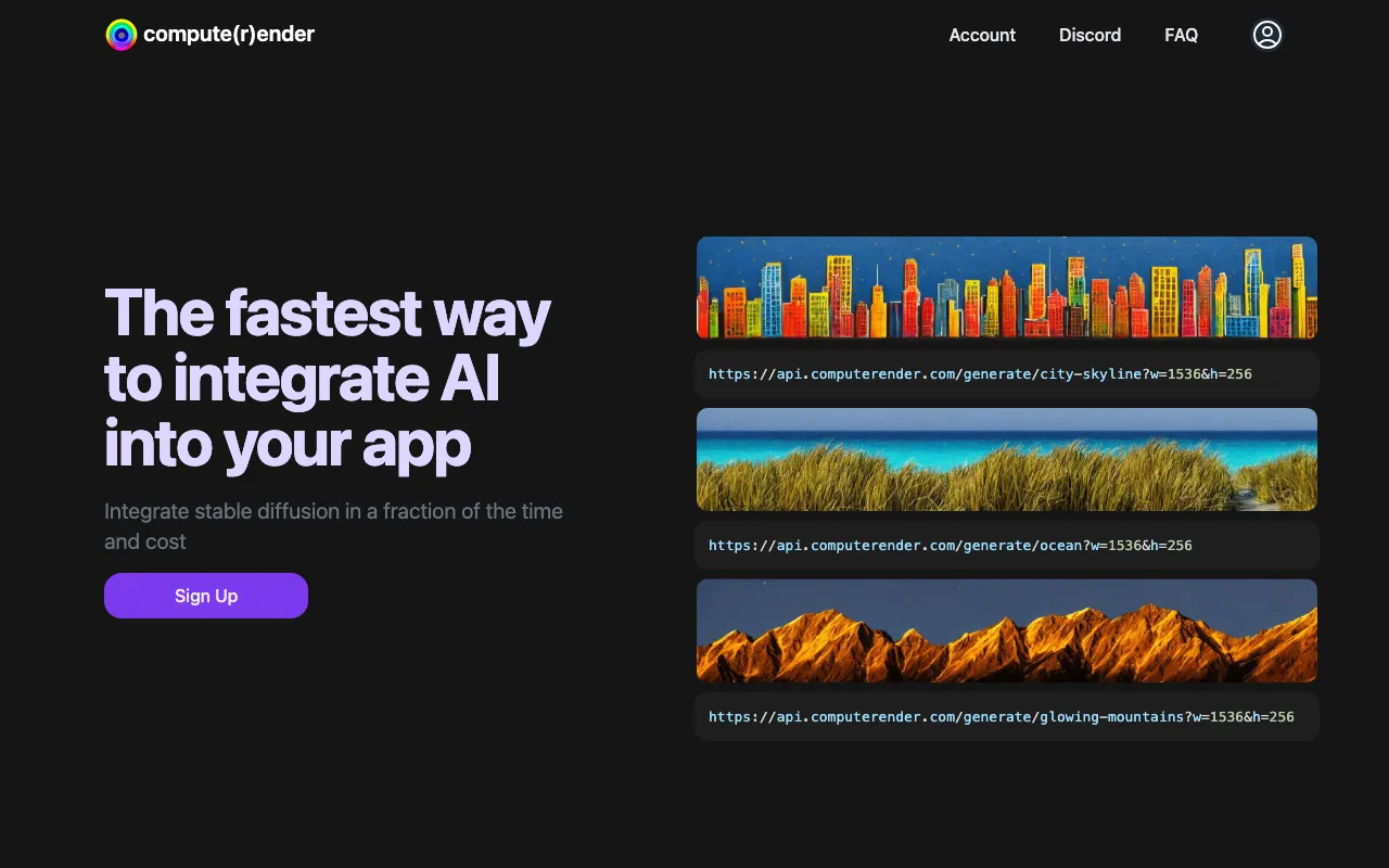 Compute(r)ender — preview screenshot