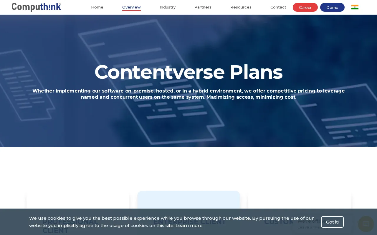 Computhink — pricing page