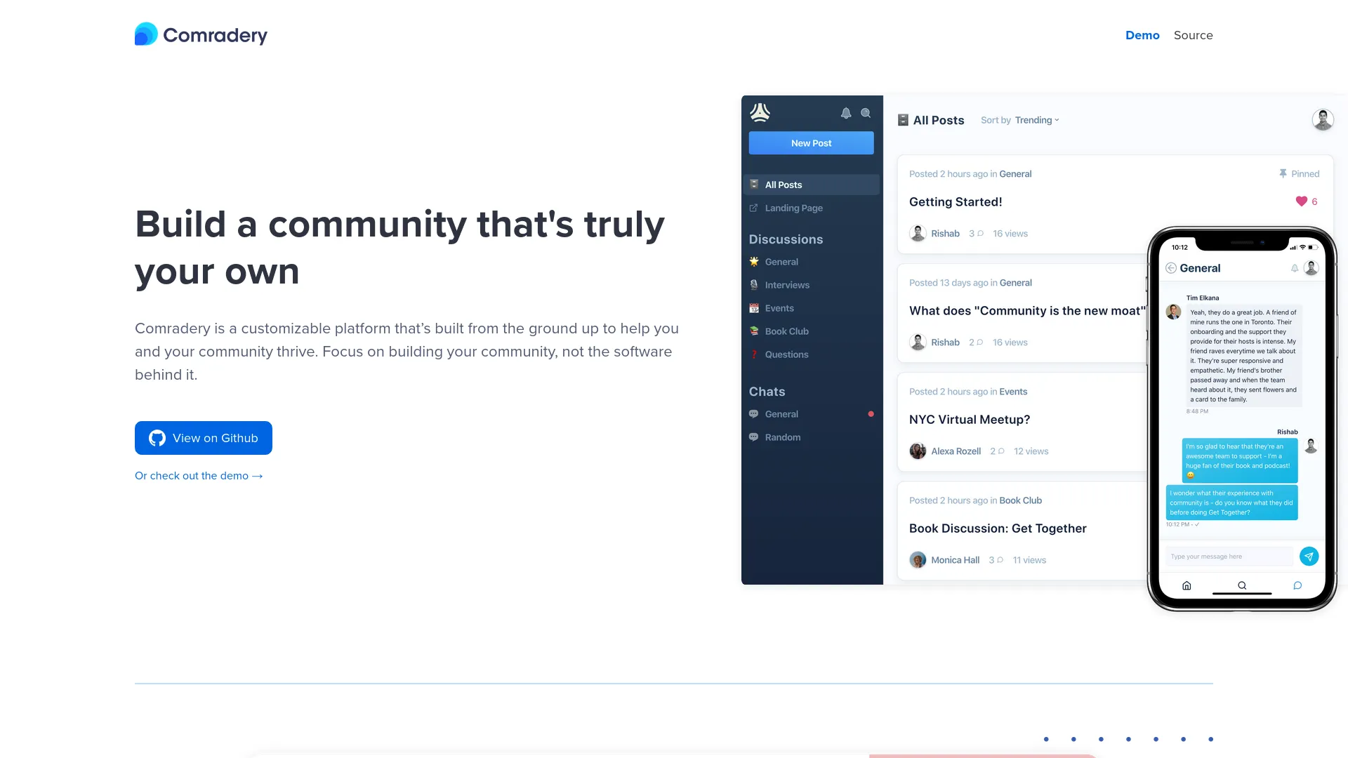 Comradery — preview screenshot