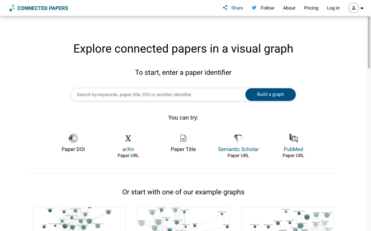 Connected Papers — preview screenshot