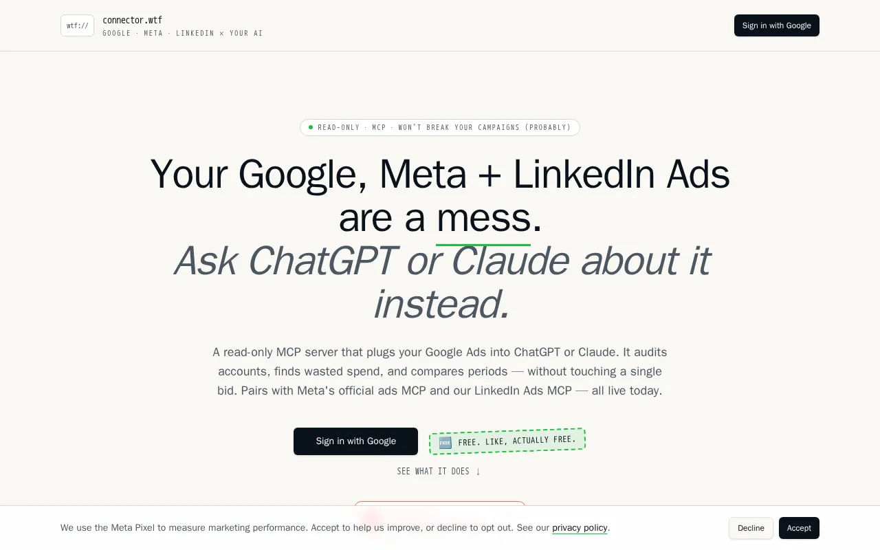 Connector.wtf — preview screenshot