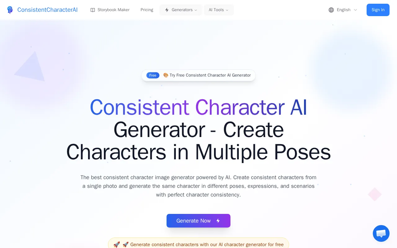 ConsistentCharacterAI — preview screenshot
