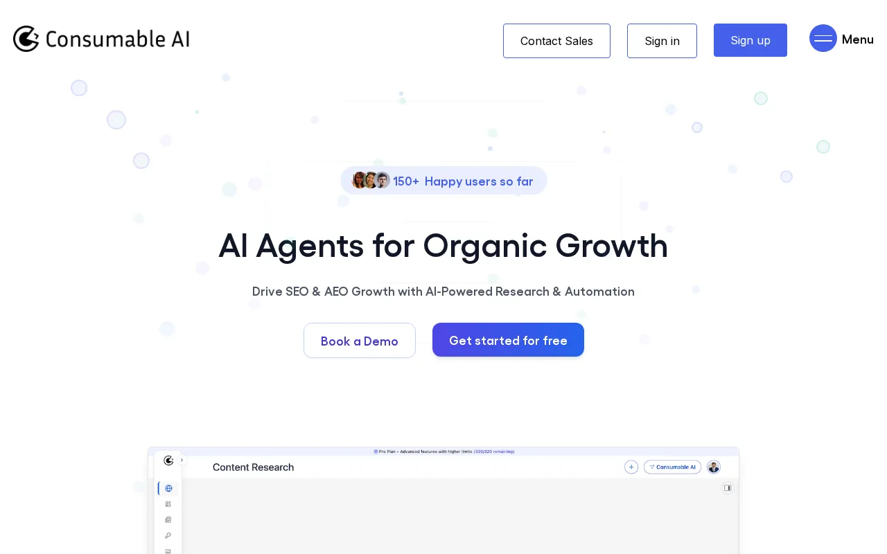 Consumable AI — preview screenshot