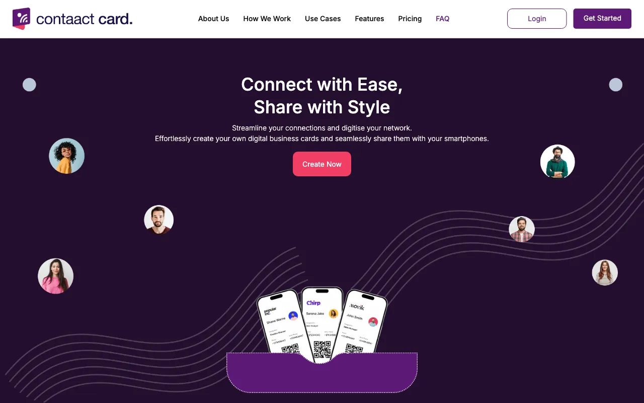 contaact card. — preview screenshot