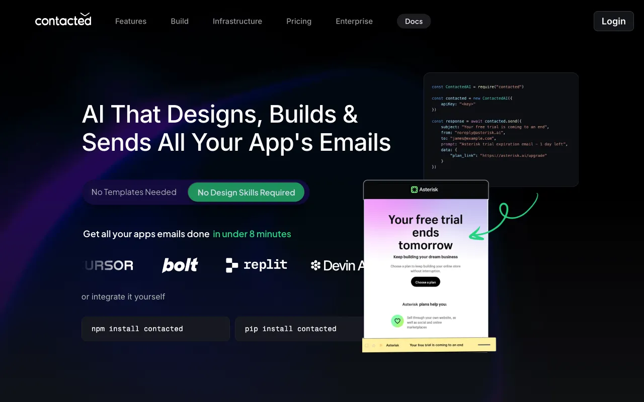 Contacted.io — preview screenshot