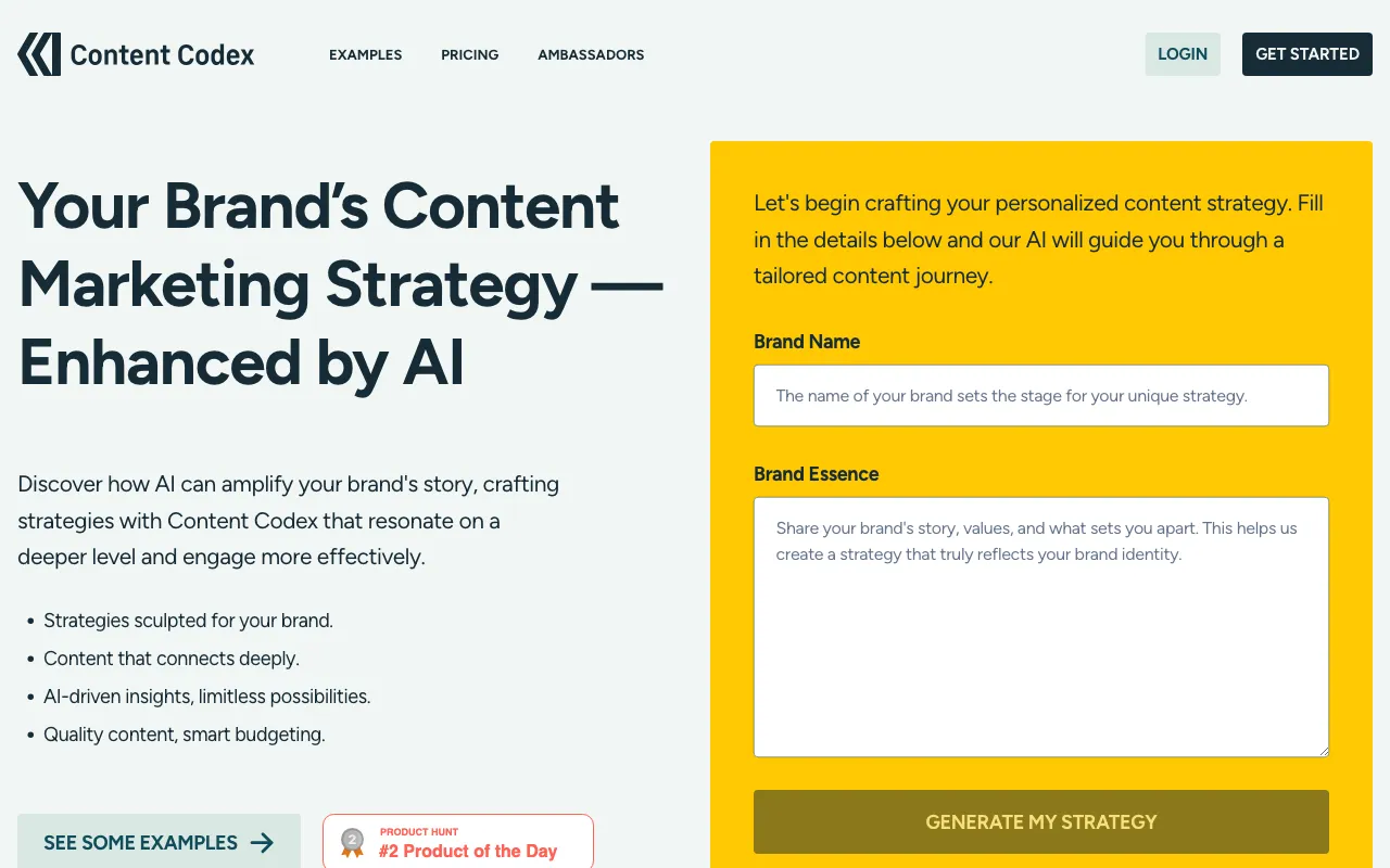 Content Codex — preview screenshot