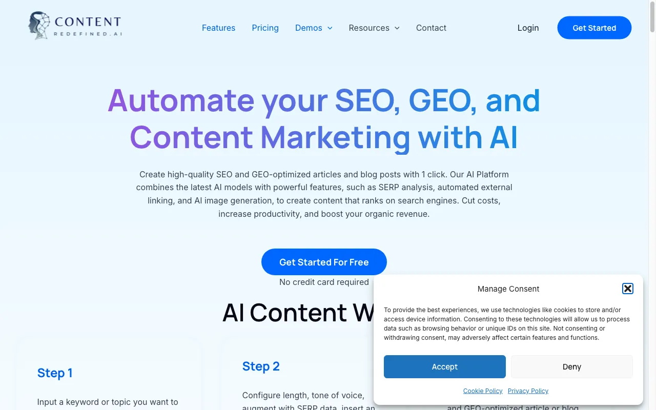 Content Redefined — preview screenshot