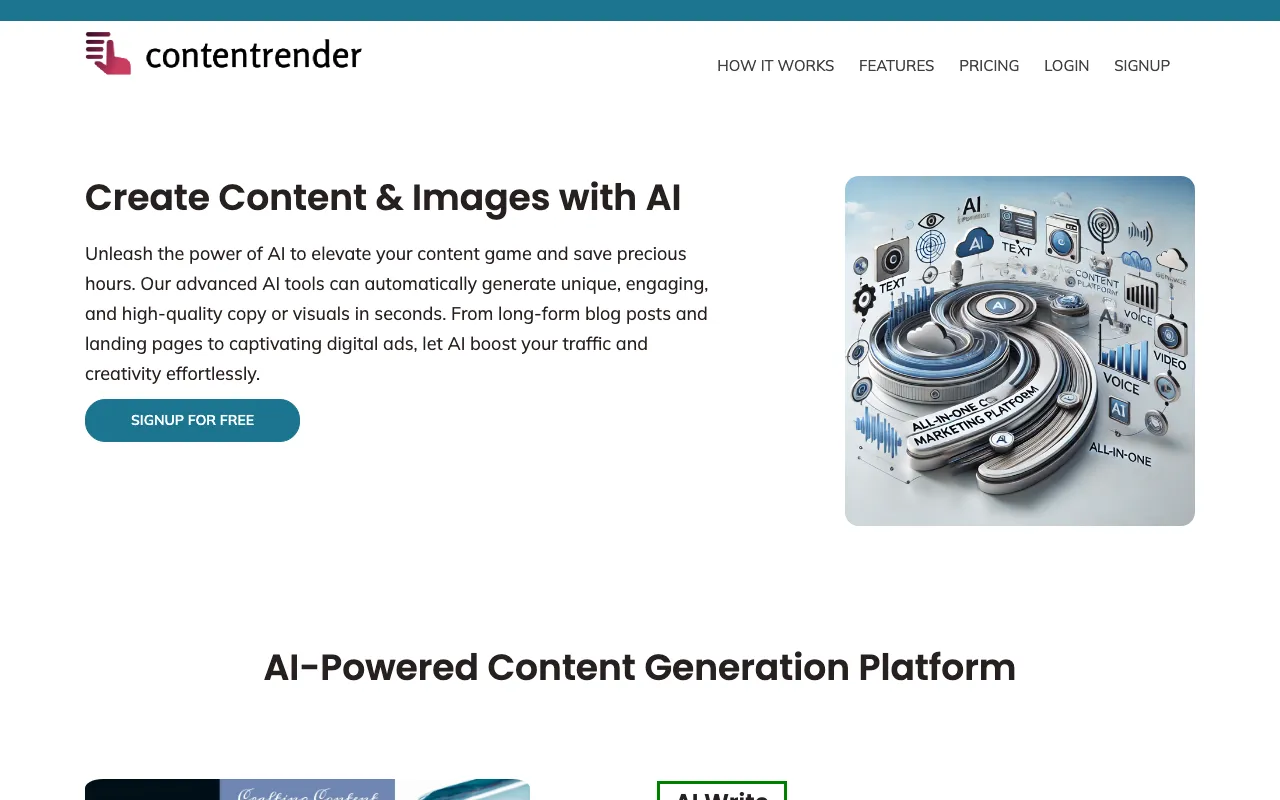 Content Render — preview screenshot