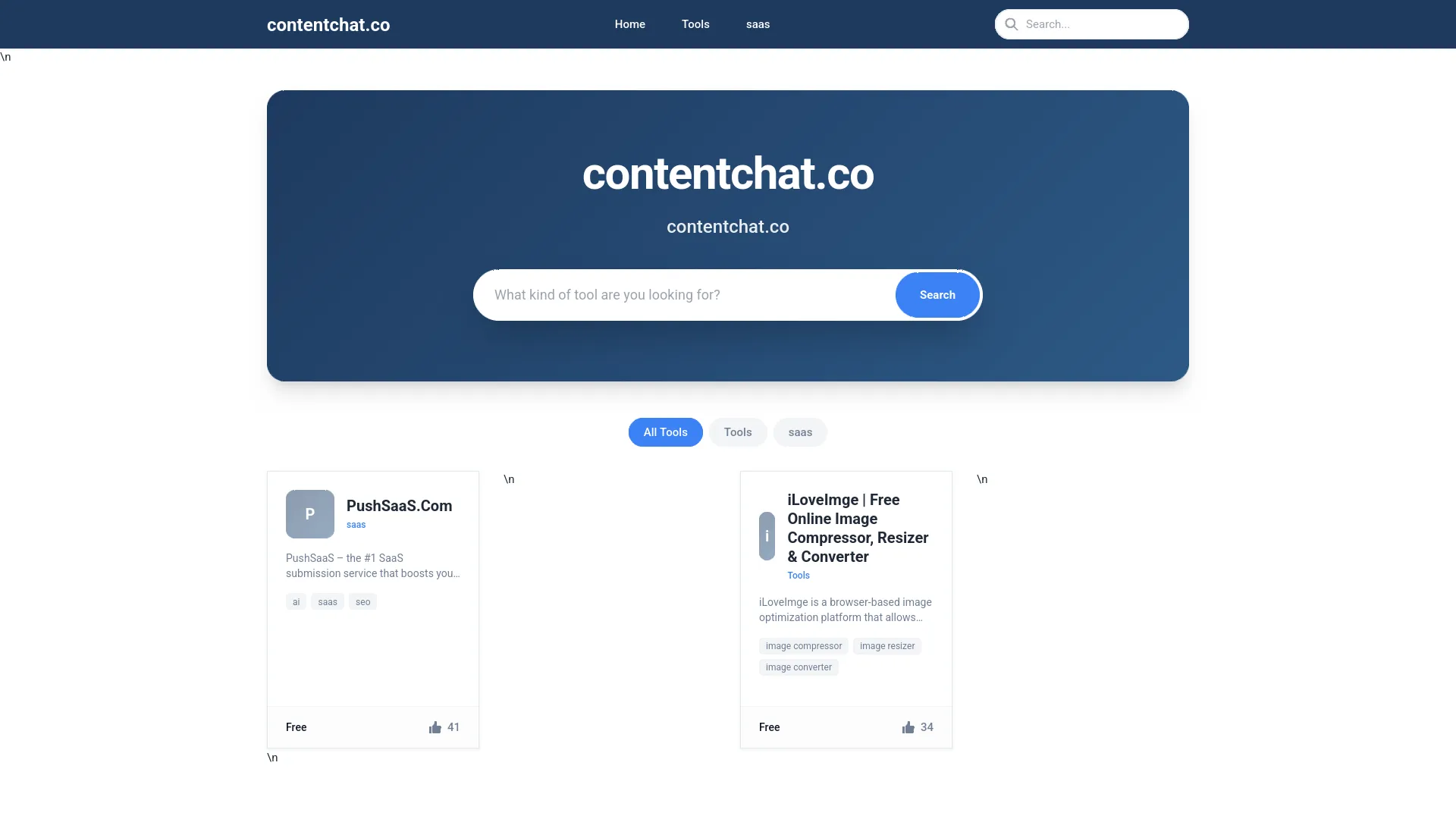 ContentChat — preview screenshot