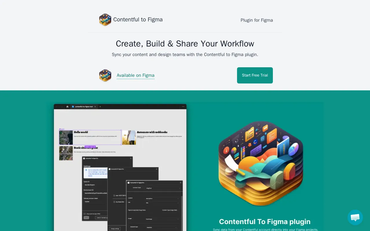 Contentful to Figma — preview screenshot