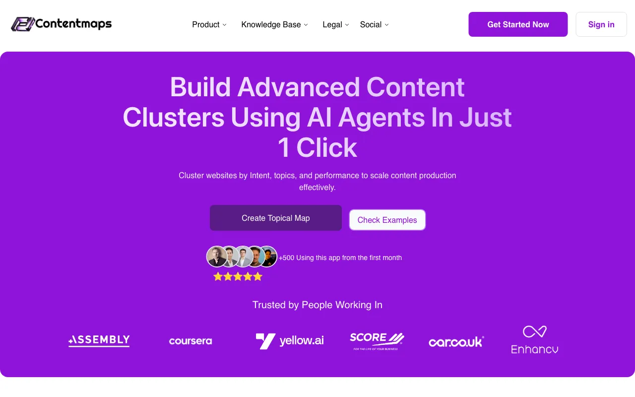 Contentmaps AI — preview screenshot