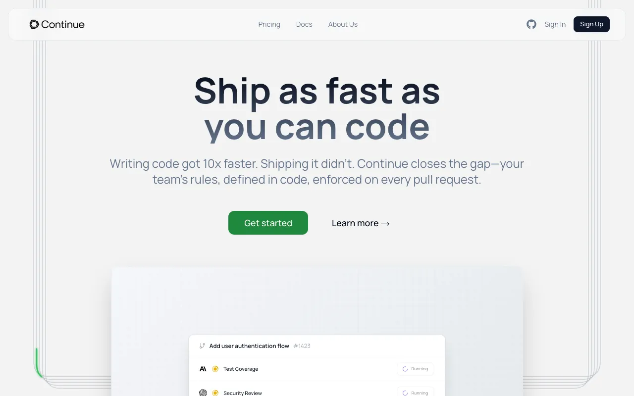 Continue — preview screenshot