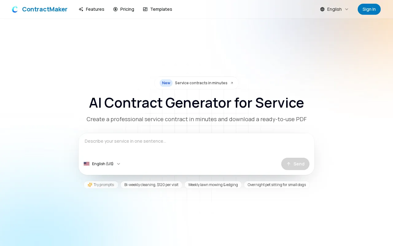 ContractMaker — preview screenshot