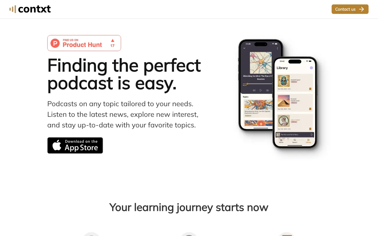 Contxt — preview screenshot