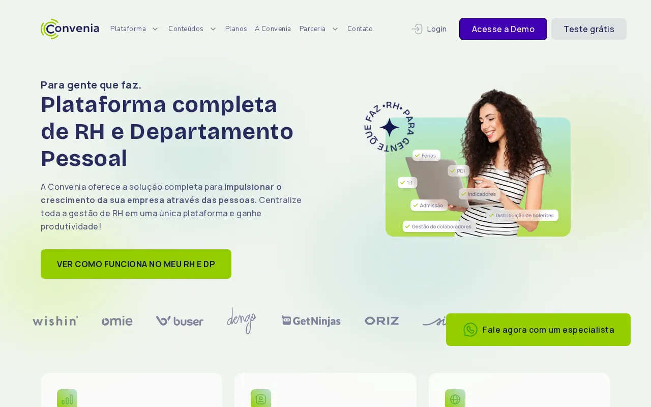 Convenia — preview screenshot