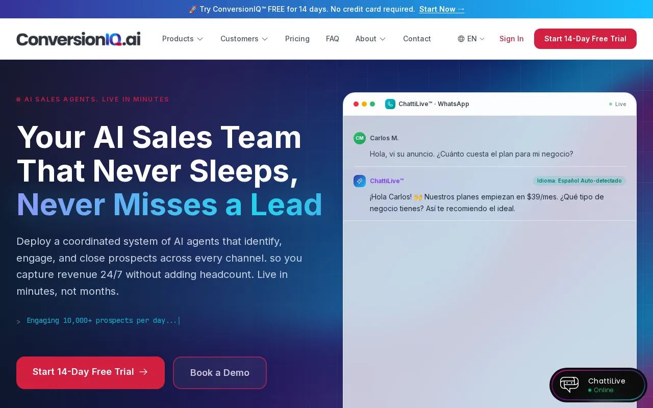 ConversionIQ.ai — preview screenshot