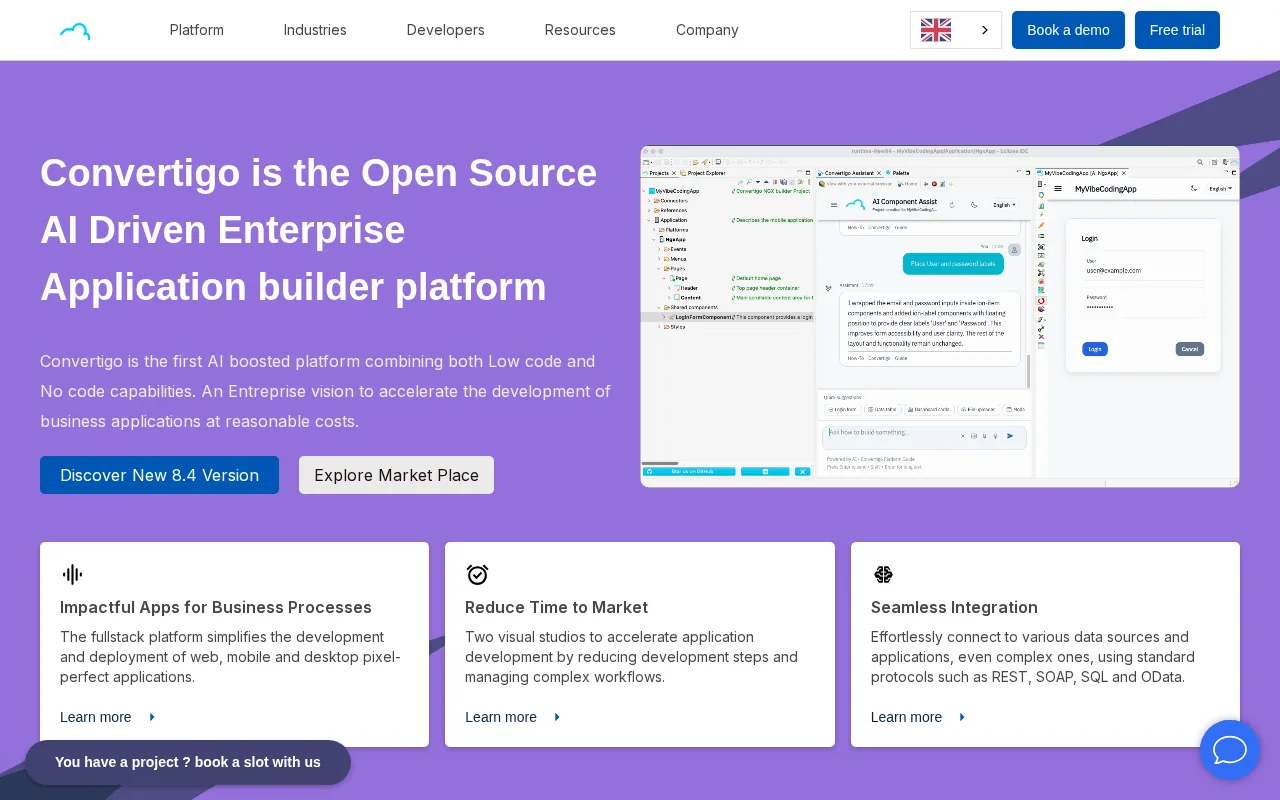 Convertigo — preview screenshot