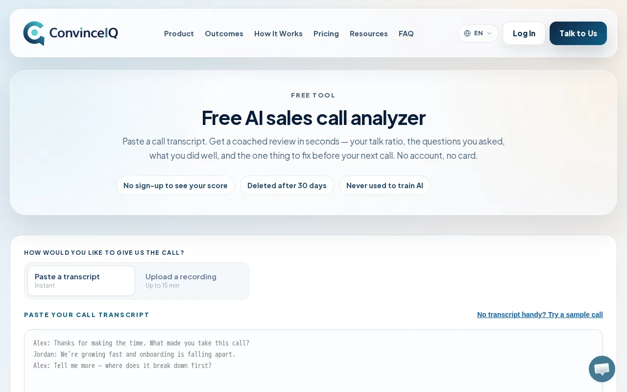 ConvinceIQ — preview screenshot