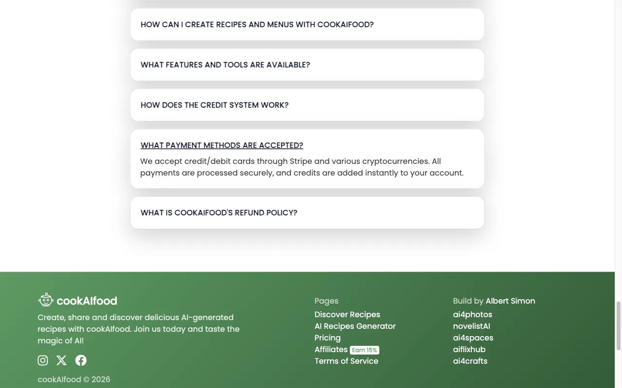 cookAIfood — preview screenshot