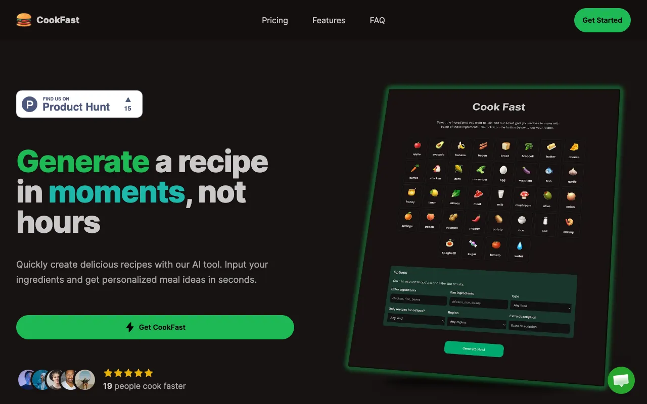CookFast — preview screenshot
