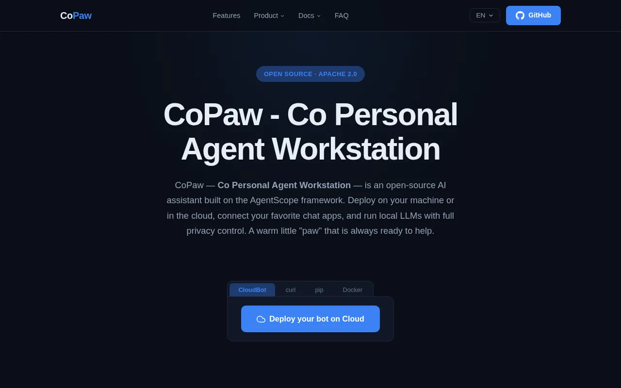 CoPaw — preview screenshot
