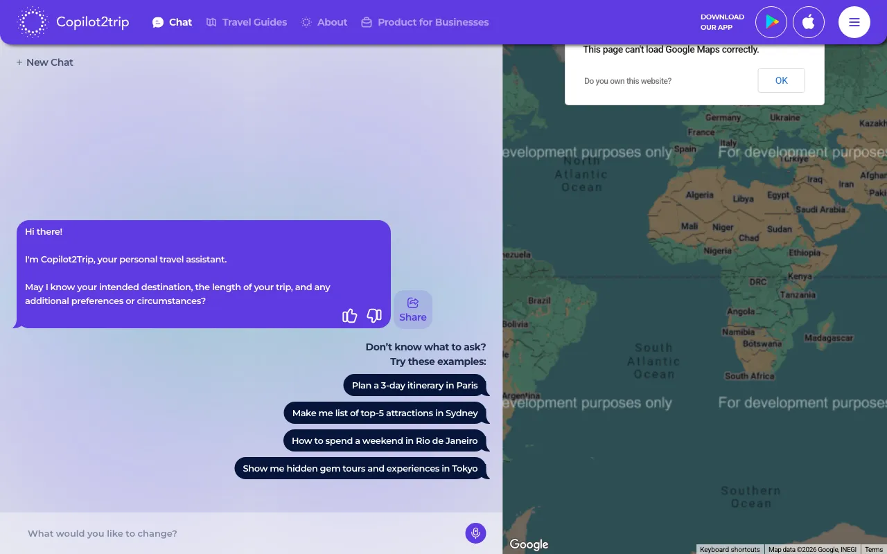 Copilot2trip — preview screenshot