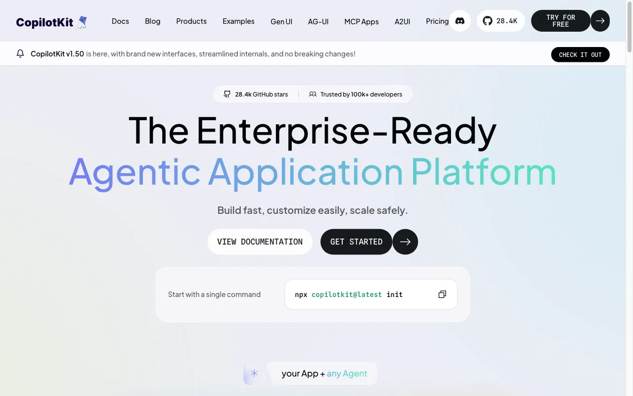 CopilotKit — preview screenshot