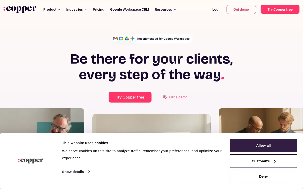 Copper CRM — preview screenshot