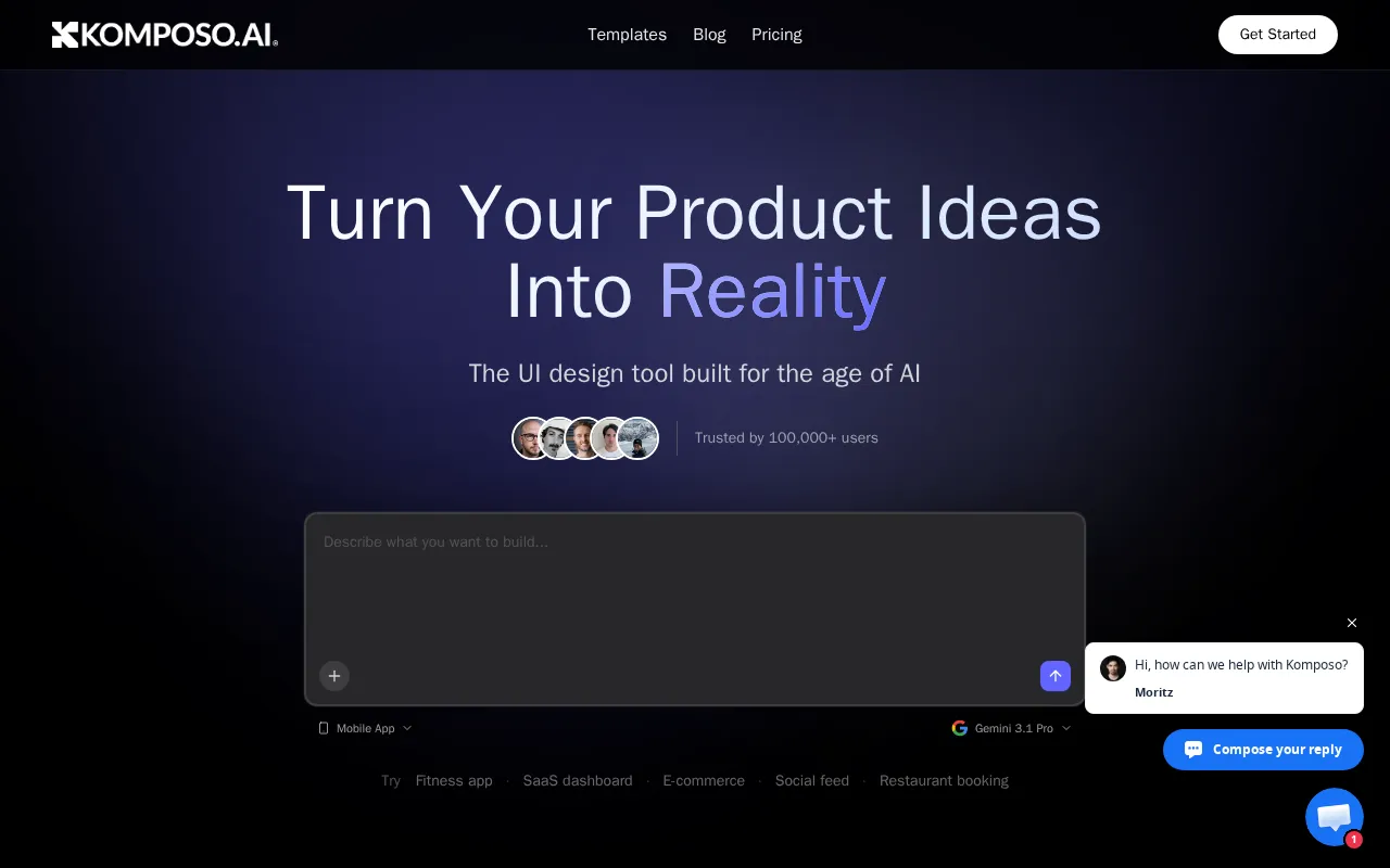 Komposo — preview screenshot
