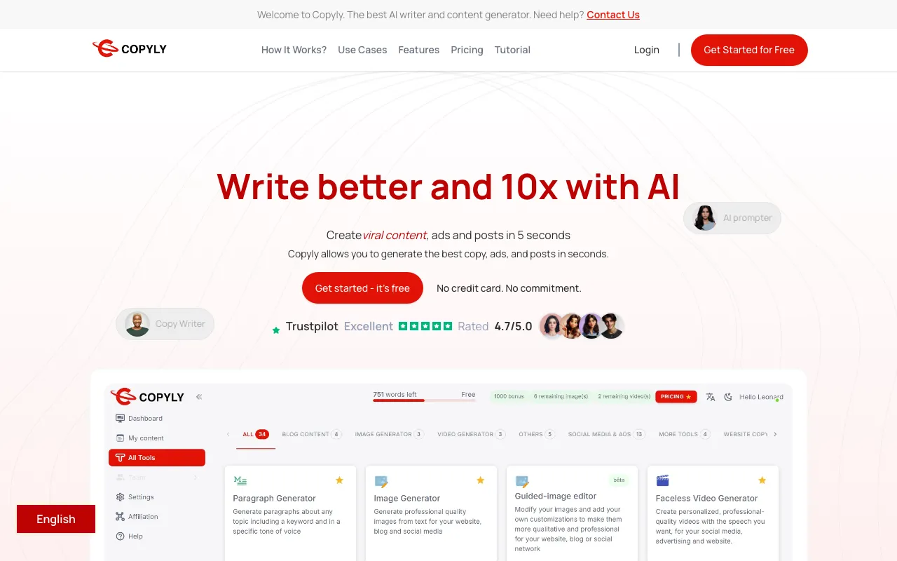 Copyly — preview screenshot