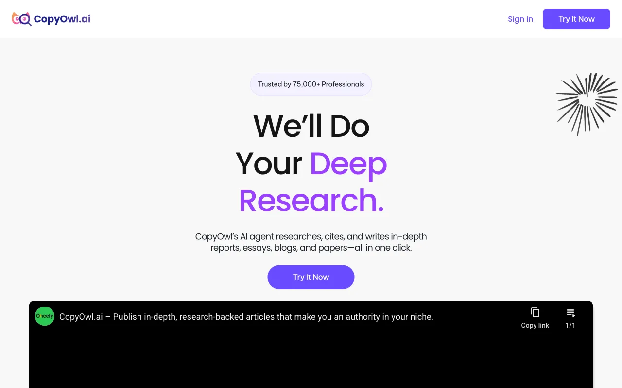 CopyOwl.ai — preview screenshot